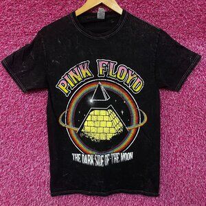 Pink Floyd The Dark Side of the Moon Mineral Wash Tshirt size Small
